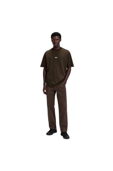 Hugo Mens MCMXCIII Back Print T-Shirt - Dark Brown