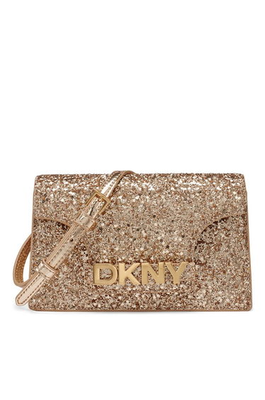 Avril Wallet On A String Glitter Gold