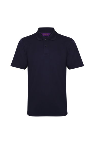 Henbury Mens Coolplus® Pique Polo Shirt - Oxford Navy