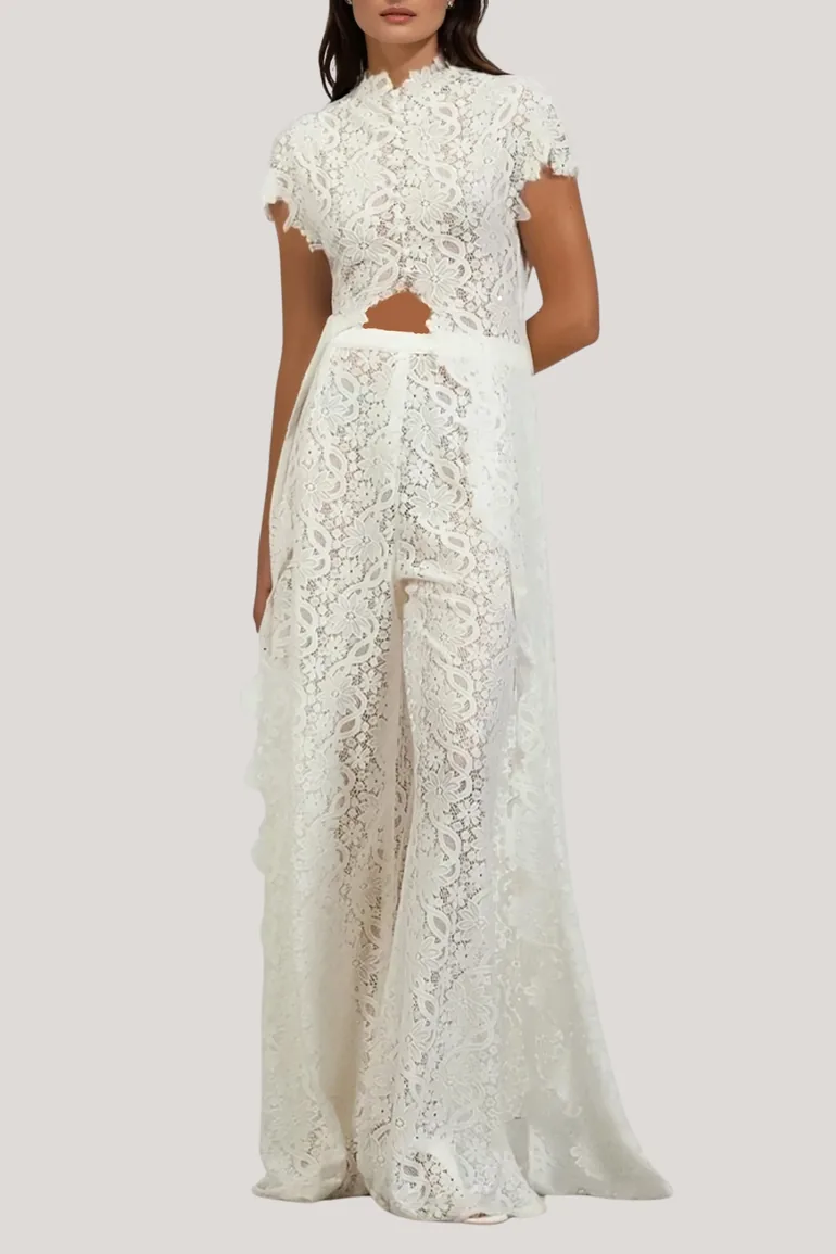 Famke Floral Crop Skirt Set