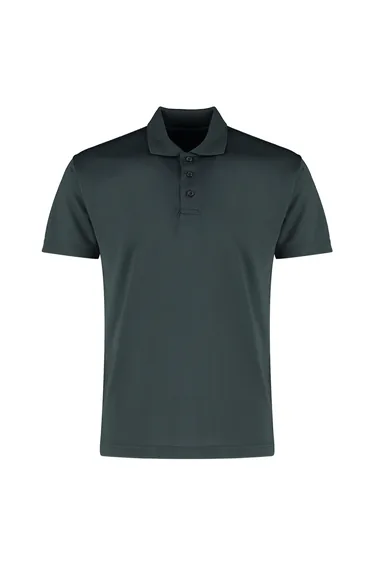 Kustom Kit Mens Cooltex Plus Micro Mesh Polo Shirt - Graphite Grey