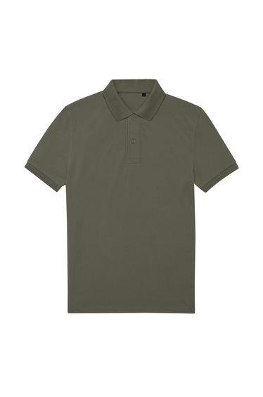 B&C Mens My Eco Polo Shirt - Camo Green