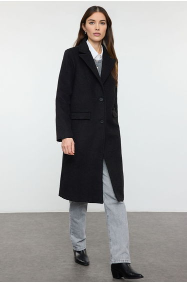 Black Regular Coat