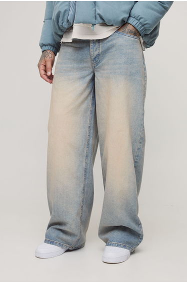 Tall Stonewash Baggy Jeans - stonewash
