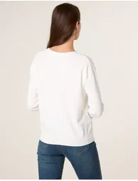 V Neck Diamante Button Cardigan - 4