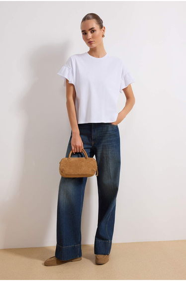 T-Shirt - White - Regular fit