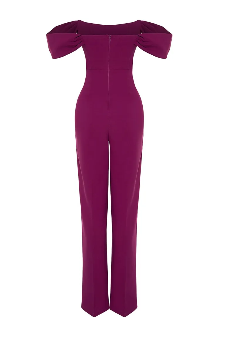 Plum Lined Underwire Jumpsuit - 7