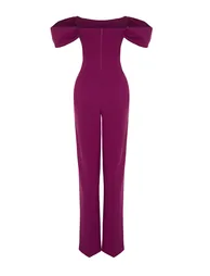 Plum Lined Underwire Jumpsuit - 7
