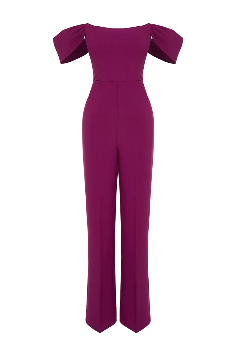 Plum Lined Underwire Jumpsuit - 6