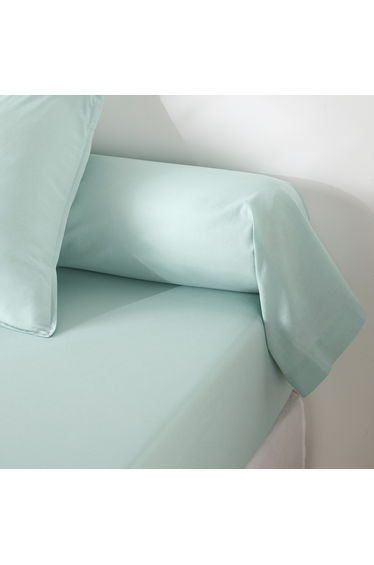 Scenario Plain 100% Washed Cotton Bolster Cover