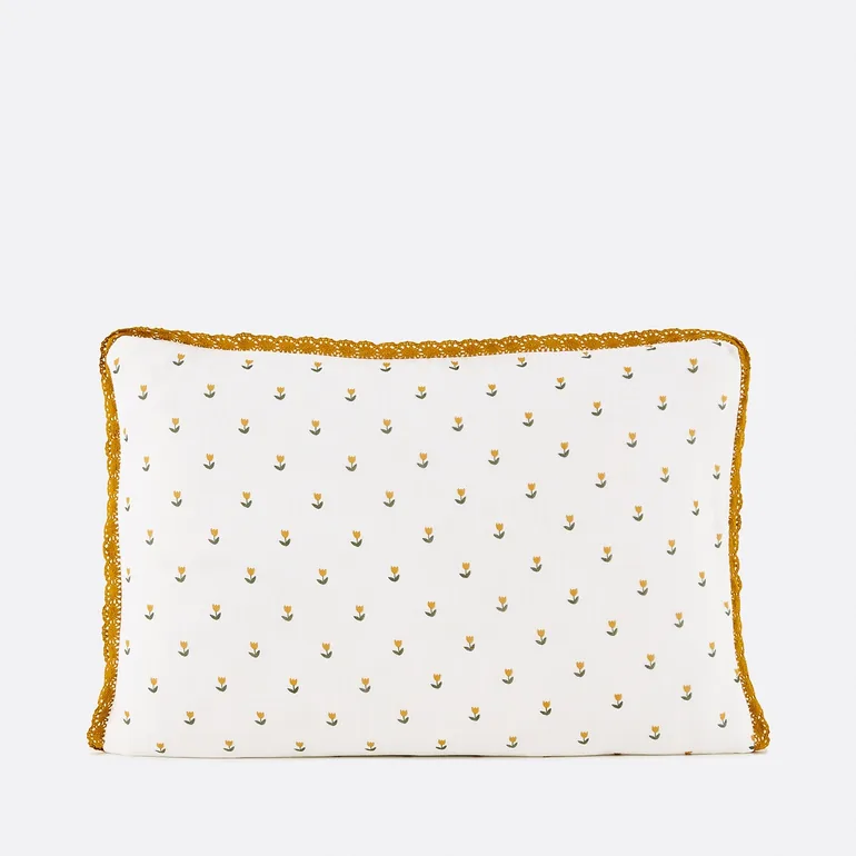 Tulipe Cotton Muslin Pillowcase - 2