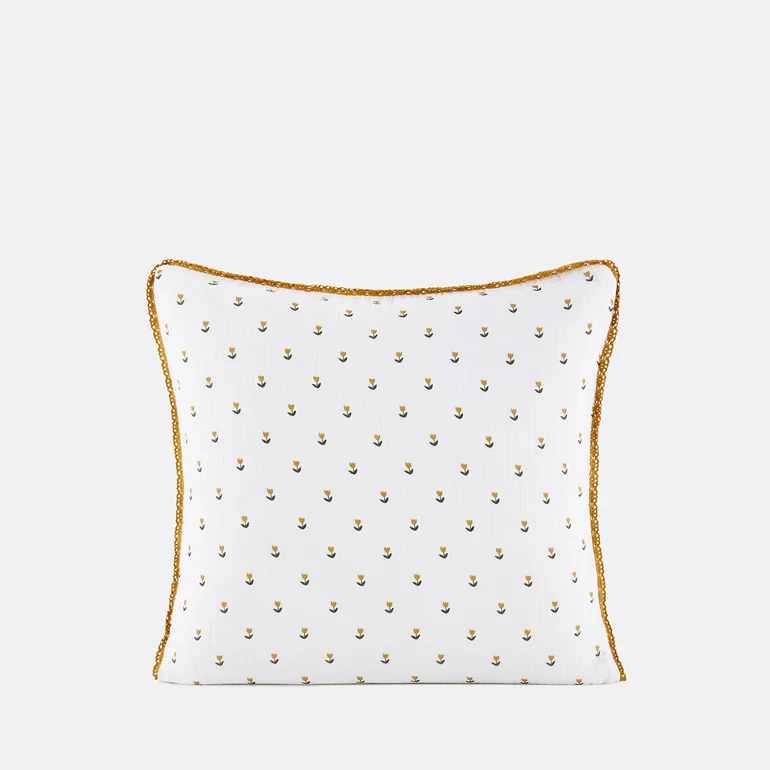 Tulipe Cotton Muslin Pillowcase - 4