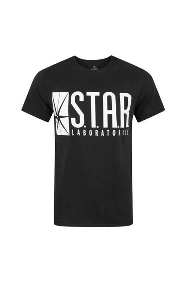 Flash Mens TV Star Laboratories T-Shirt - Black