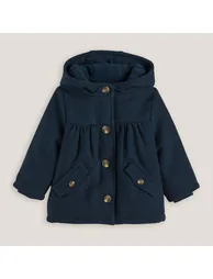 Warm Hooded Coat - 2