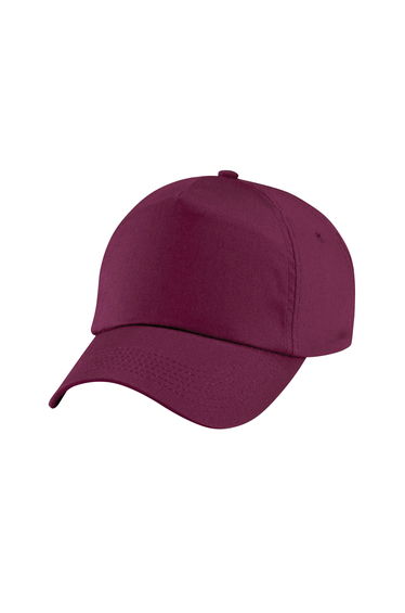 Beechfield Childrens/Kids Original 5 Panel Cap - Burgundy