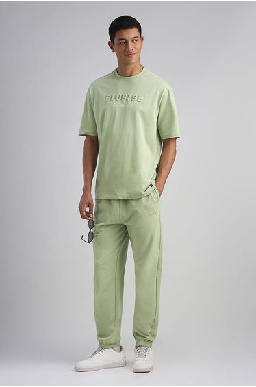 Drawstring Cuffed Jogger Pants