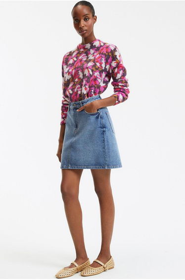 Denim Mini Skirt