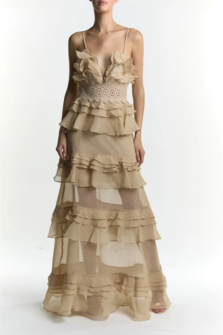 knee length dresses for ladies Rosalie Blush Tulle Skirt