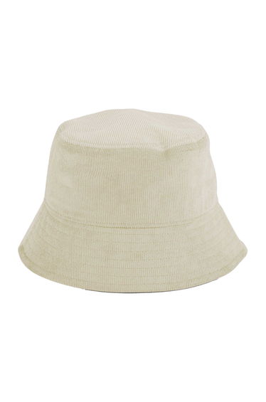 Beechfield Unisex Adult Organic Corded Bucket Hat - Stone