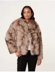 Faux Fur Coat - 1