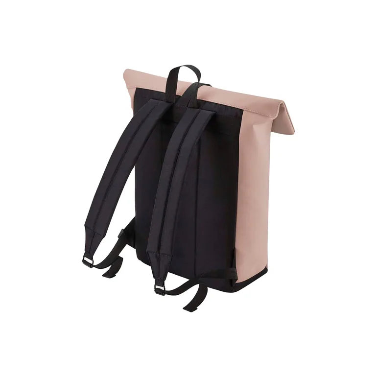 Bagbase Roll Top PU Backpack - Nude Pink - 1