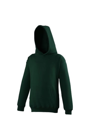 Awdis Kids Unisex Hooded Sweatshirt / Hoodie / Schoolwear - Forest