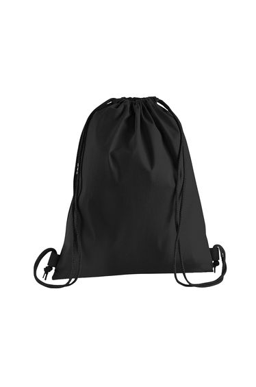 Westford Mill Premium Cotton Drawstring Bag - Black