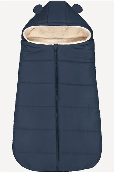 Warm Hooded Travel Bag with Sherpa Lining