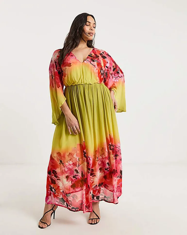 joanna hope maxi dress Womens Joanna Hope Pink Printed Pleated Maxi Dress US 6