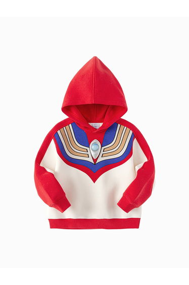 Boys' Colored Pattern Hoodie