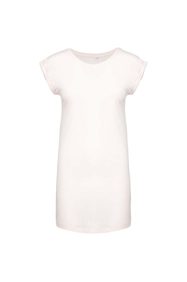 Kariban Womens/Ladies T-Shirt Dress - Off White