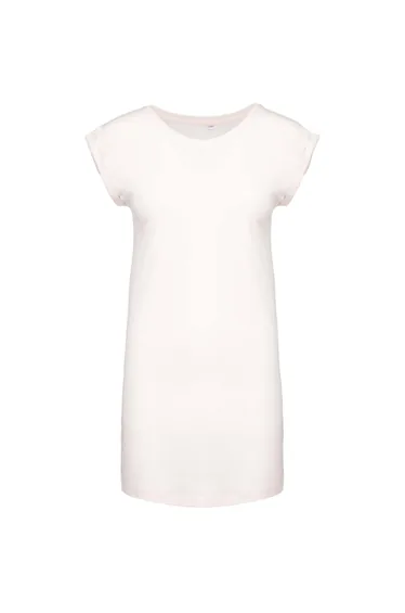 Kariban Womens/Ladies T-Shirt Dress - Off White