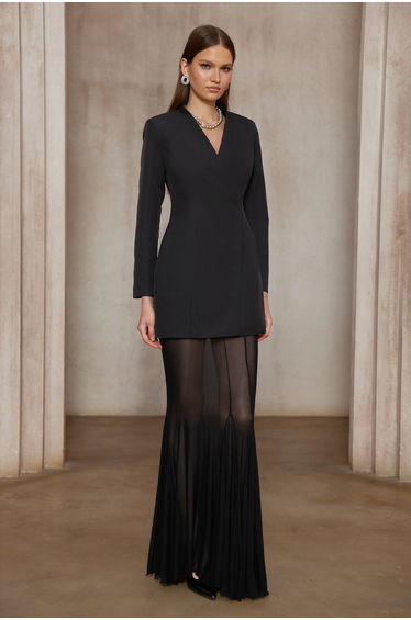 Enora Barrel Design Jacket & Skirt Set