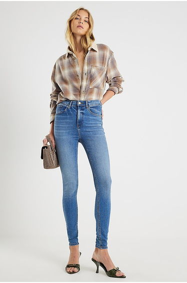 Cream Regular Fit Check Ame Saint Shirt