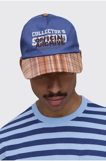 Embroidered Collectors Edition 5 Panel Cap - navy