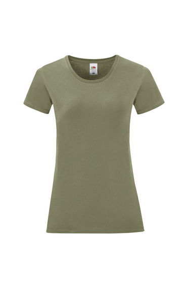 Fruit of the Loom Womens/Ladies Iconic 150 T-Shirt - Classic Olive