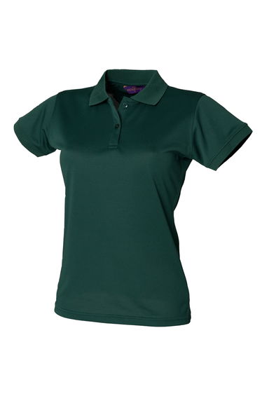 Henbury Womens/Ladies Coolplus® Fitted Polo Shirt - Bottle