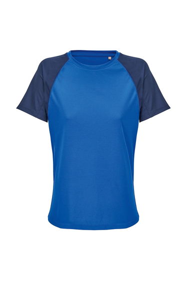 SOLS Womens/Ladies Performance Ripstop T-Shirt - French Navy/Royal Blue