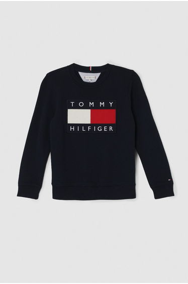Heritage Flag Sweatshirt Dark Night Navy