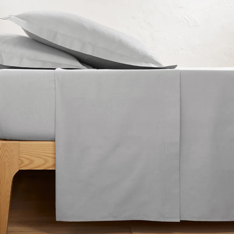 شرشف سرير قطن سادة - 4