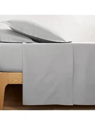 شرشف سرير قطن سادة - 4