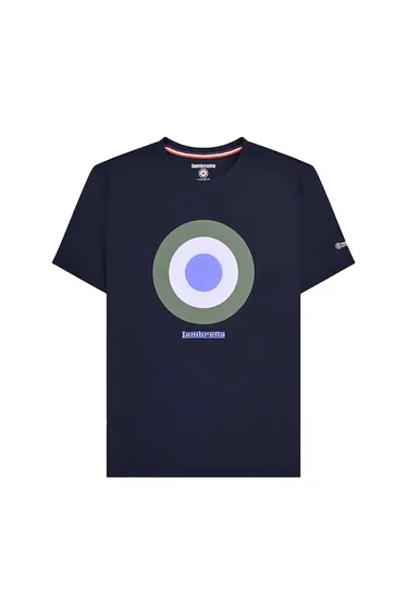 Lambretta Mens Target T-Shirt - Navy
