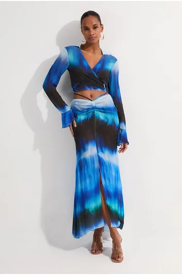 كيمونو كارين ميلين باللون الأزرق