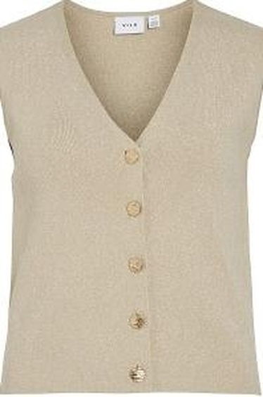 Sleeveless V-Neck Cardigan