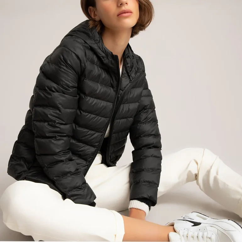 Hooded Padded Puffer Jacket - 1