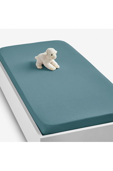 Scenario 100% Cotton Jersey Cot Fitted Sheet
