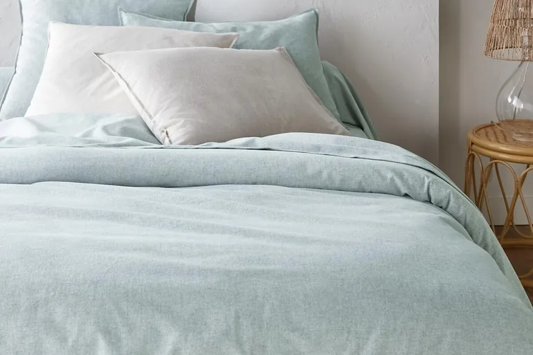 Clara Chambray Cotton Flannel Duvet Cover