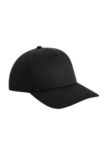 Beechfield Urbanwear 5 Panel Snapback Cap - Black