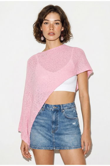 LUCCI Women’s Knit Cut-Out Beach Cover-Up