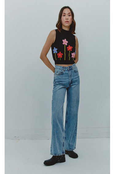 FLEUR KNIT TANK TOP